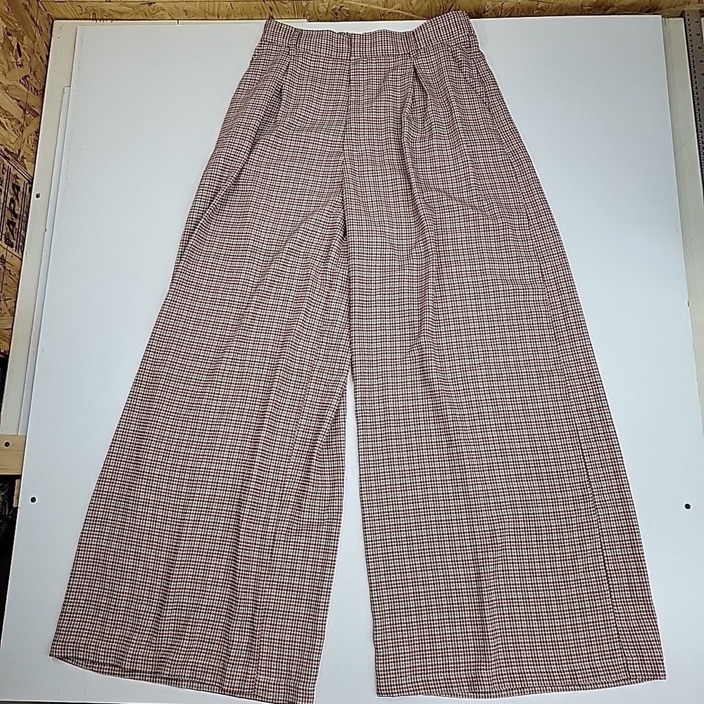 Vtg Country Suburbans Womans Slacks Sz 6 Houndstooth Tweed Retro 80's Boho Comfy